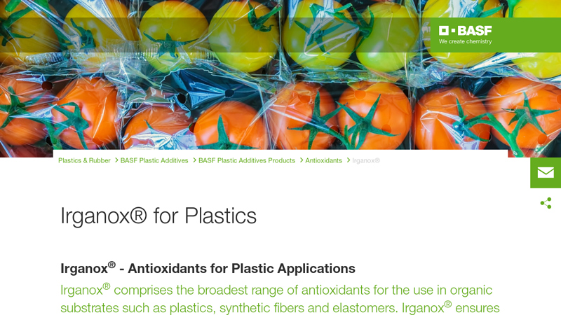 Irganox® for Plastics