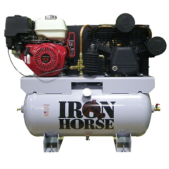 Iron Horse, 30 Gallon Truck Mount Compressor, Horsepower 13 HP ...