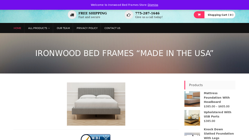 Ironwood Bed Frames