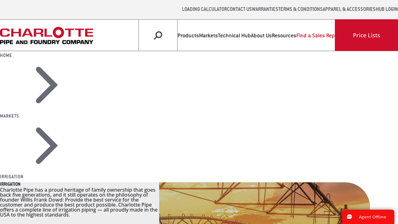 Irrigation Piping Offerings