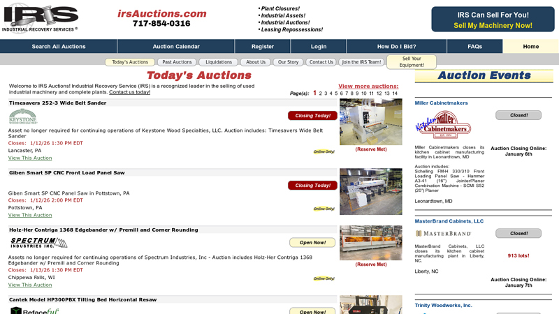 IRS Auctions