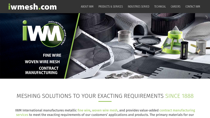 IWM International Fine Wire and Woven Wire Mesh