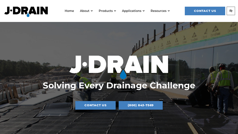 J-Drain Drainage for Industrial, Commercial, Residential