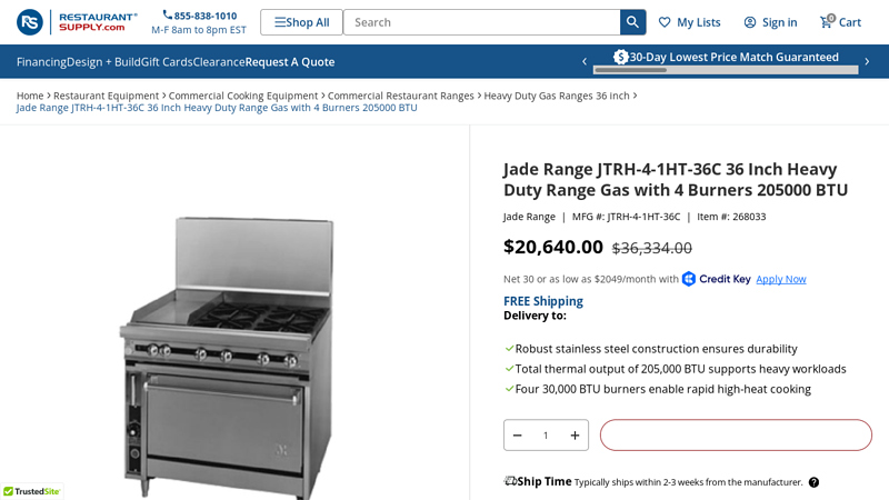 Jade Range JTRH