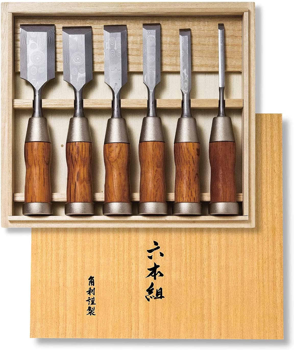 Japanese Wood Chisel Sets (1, 3 or 6 pieces)