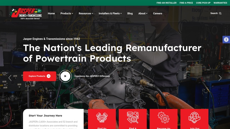 JASPER remanufactured engines, transmissions & differentials