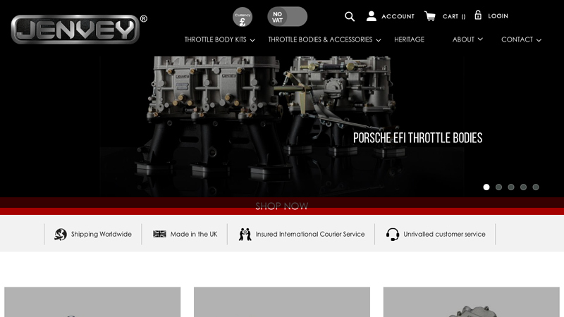 Jenvey Fuel Injection Throttle Bodies, ITB, EFI, Webshop, online ...