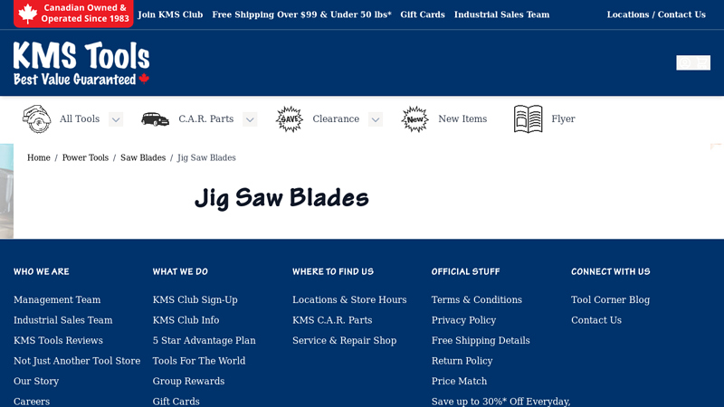 Jig Saw Blades