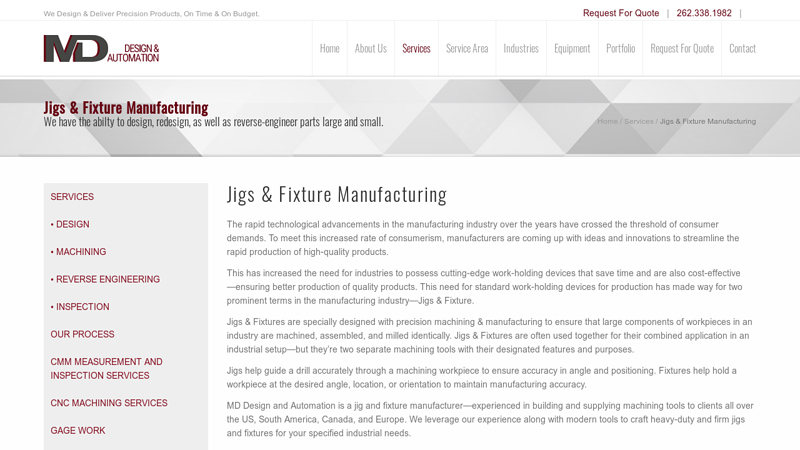 Jigs And Fixture Manufacturing