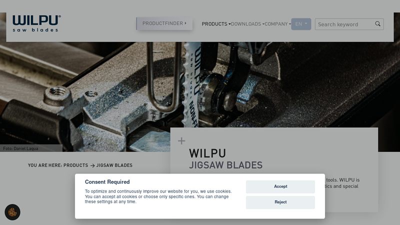 Jigsaw blades for professionals by WILPU