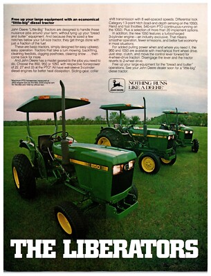 John Deere farm tractors sorted by factory