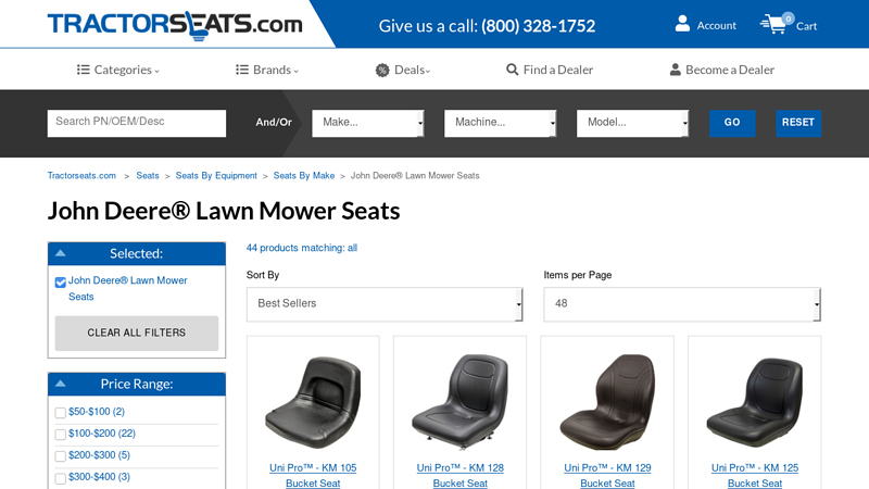 John Deere Lawn Mower Seats