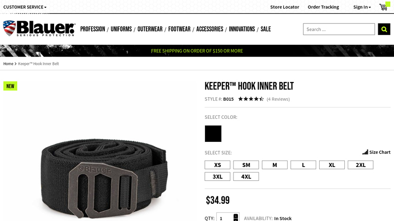 Keeper Hook Inner Belt