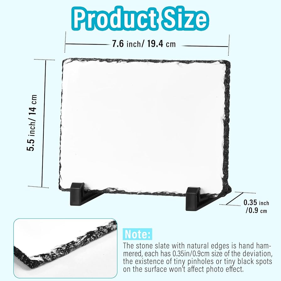 Keepwaters Sublimation Slate Blanks, Sublimate Slates With ...