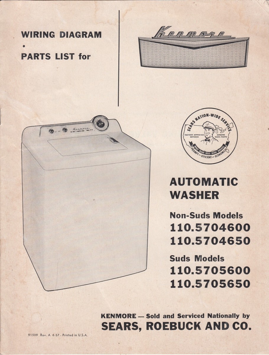 Kenmore Washing Machine Parts Model 110 industry insight