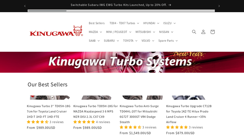 Kinugawa Turbo Systems Bolt