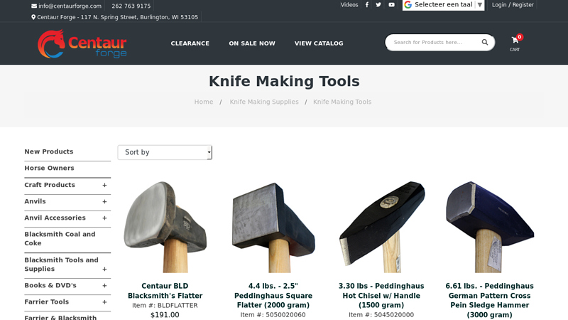 Knife Making Tools