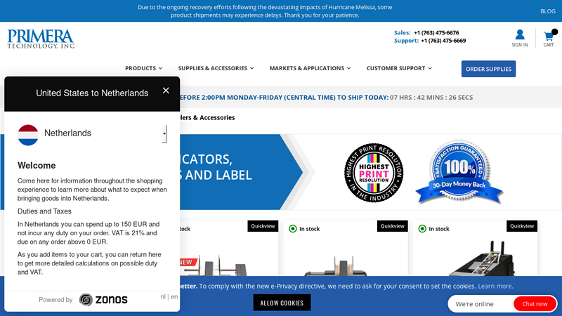 Labeling Machines & Label Applicators