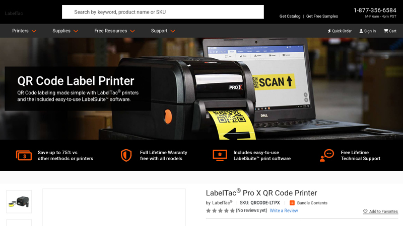 LabelTac® Pro X QR Code Printer