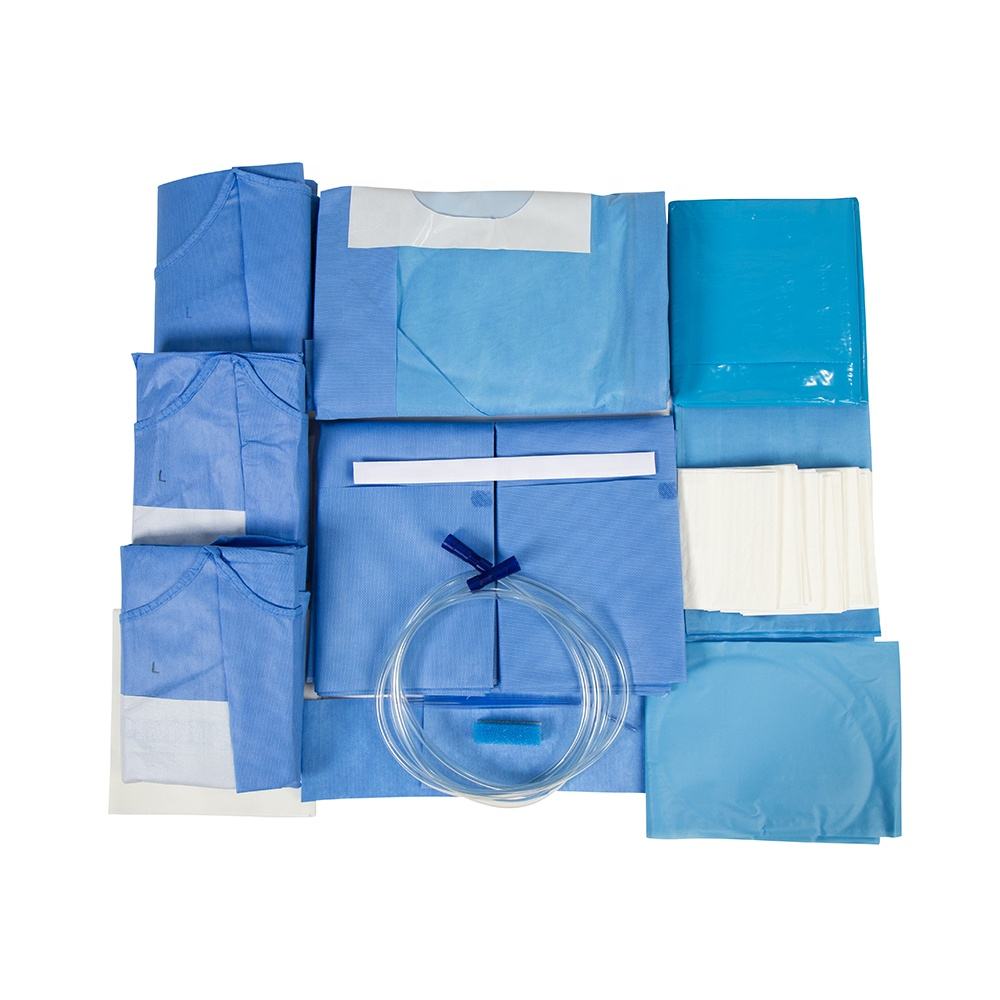Laparotomy drapes and sets