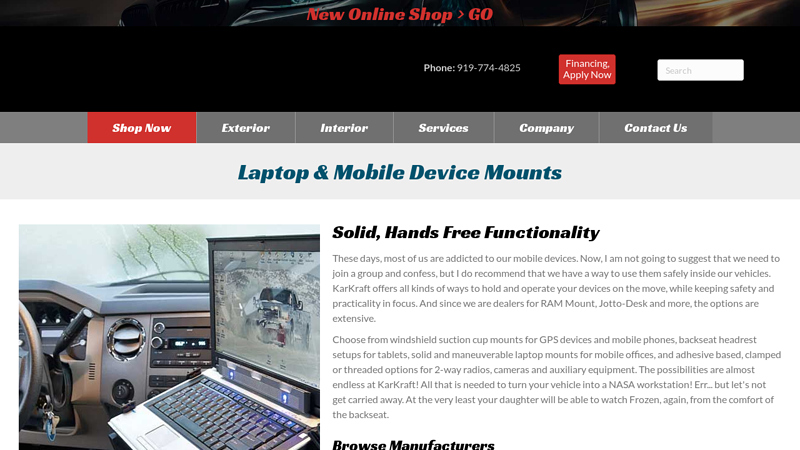Laptop & Mobile Device Mounts