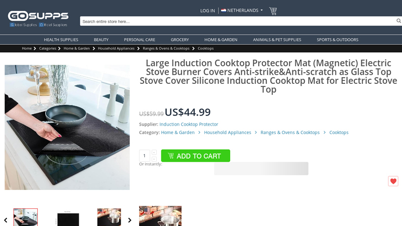Large Induction Cooktop Protector Mat (Magnetic) Electric Stove ...