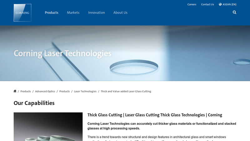 Laser Glass Cutting Thick Glass Technologies