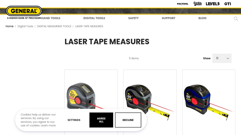 LASER TAPE MEASURES