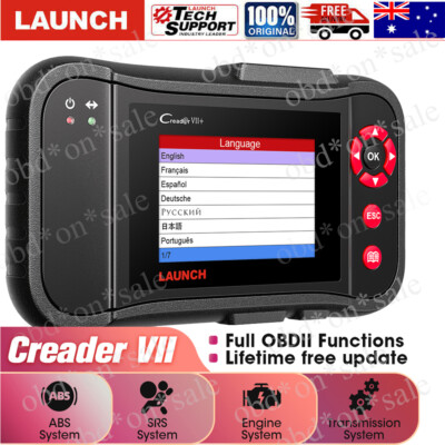 LAUNCH Creader VII+ ABS SRS Transmission and Engine Code ...