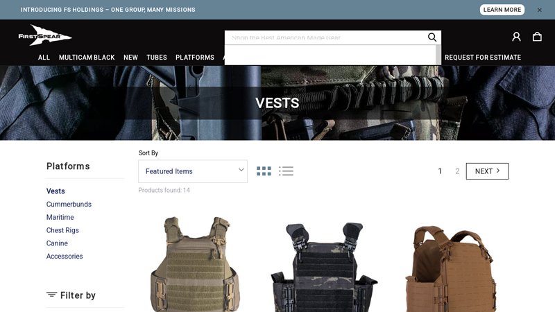 Law Enforcement Slick Plate Carrier Vests