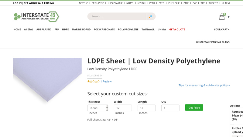 LDPE Sheet