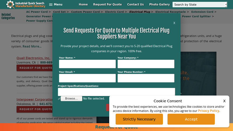 Leading Electrical Plug Manufacturers