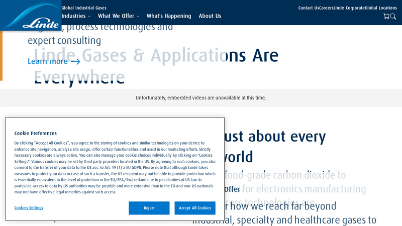 Leading global industrial gases and engineering company