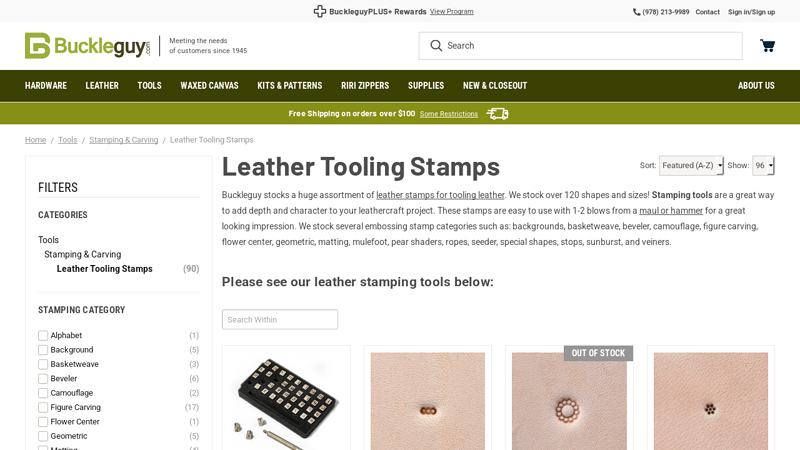 Leather Tooling Stamps