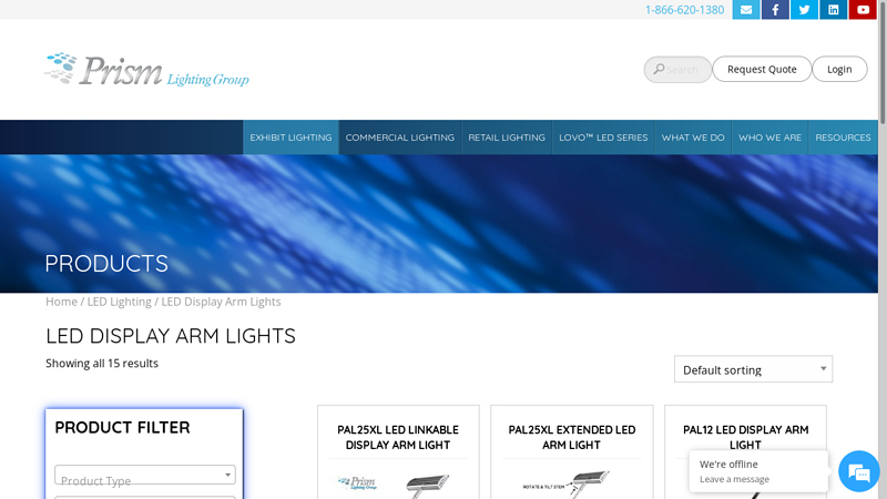 LED Display Arm Lights