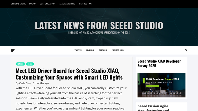 LED Driver Board for Seeed Studio XIAO