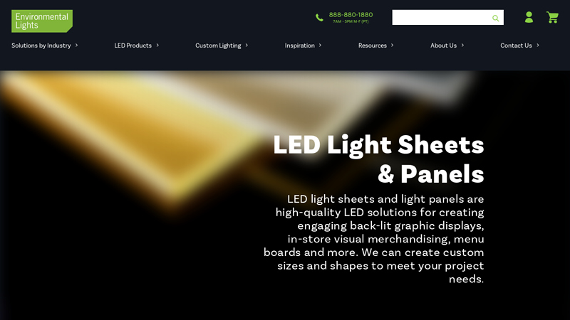 LED Light Sheets & Panels
