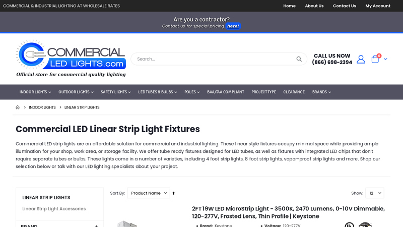 LED Linear Strip Lights