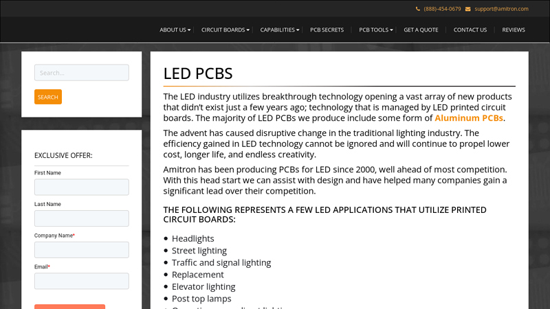 LED PCBs – Amitron