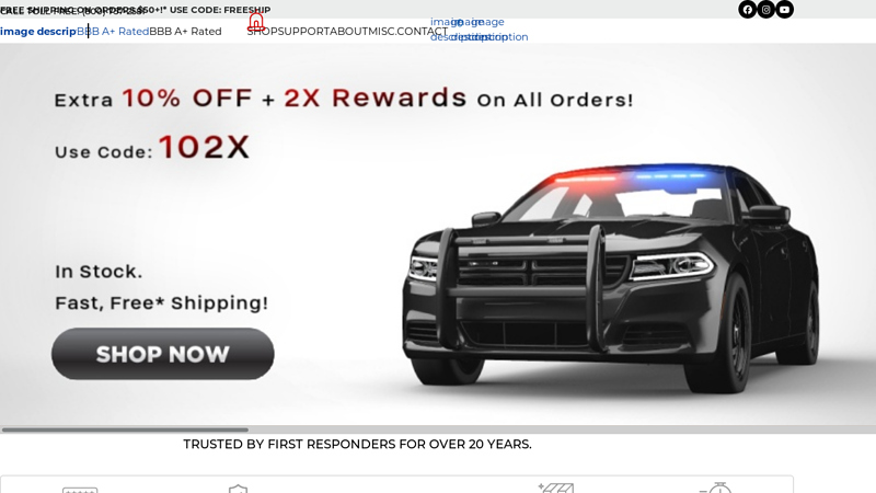 LED Police Lights, Emergency & Warning Light Bars