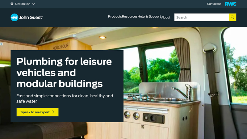 Leisure & Caravan Plumbing Fittings