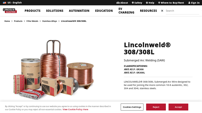 Lincolnweld® 308/308L