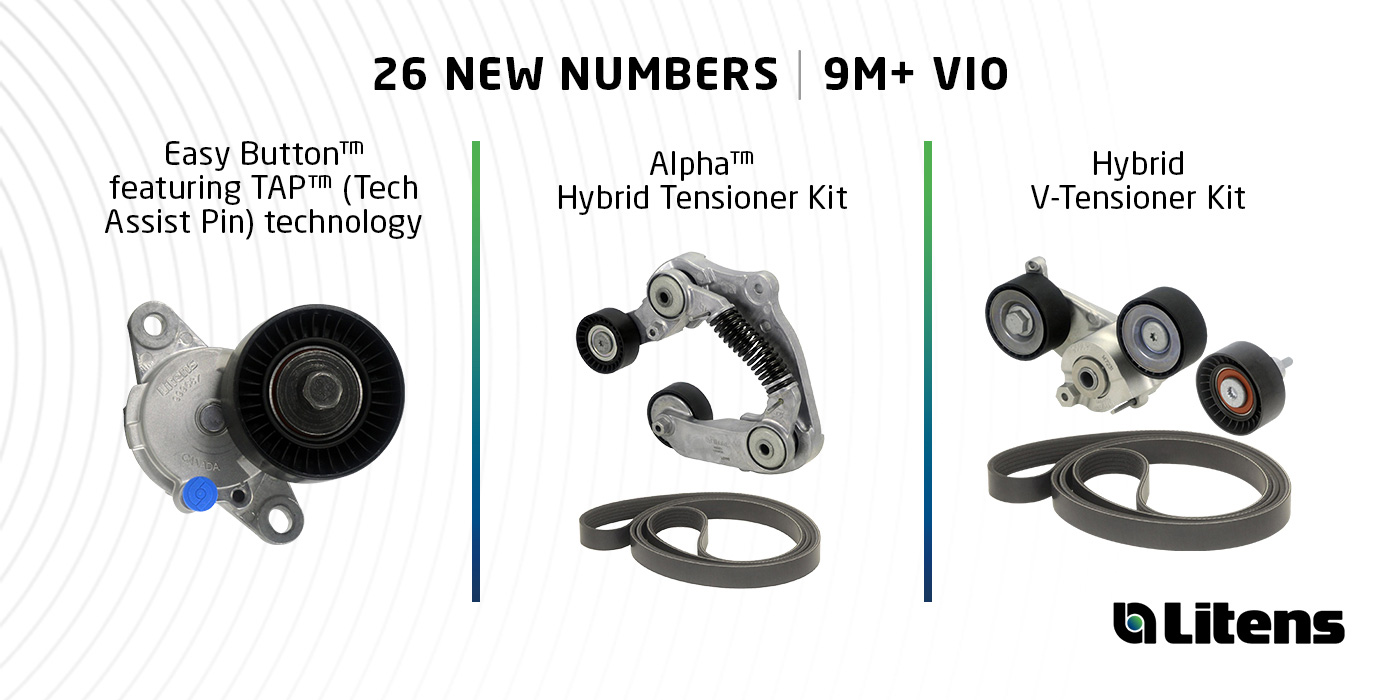 Litens Aftermarket North America Announces 26 New SKUs