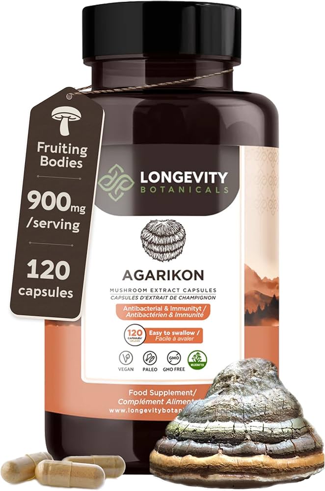 Longevity Botanicals Wildcrafted Agarikon Mushroom Extract ...