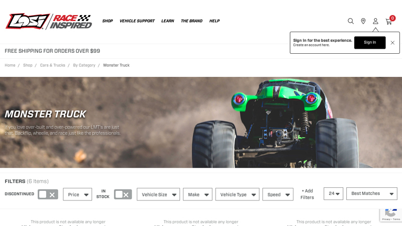 Losi RC Monster Trucks