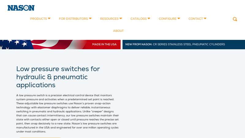 Low Pressure Switches