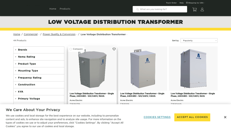Low Voltage Distribution Transformer