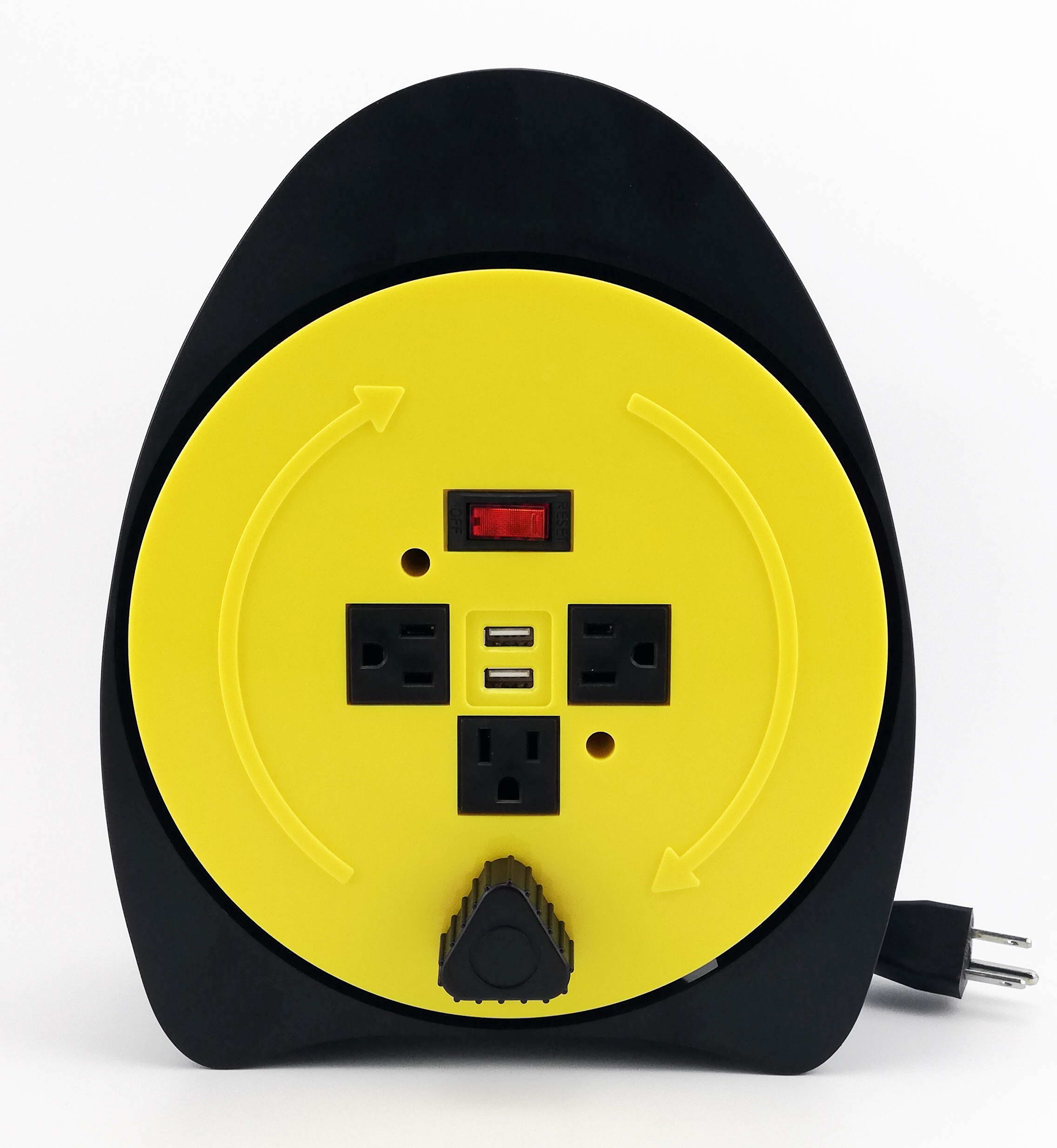 low voltage power and data cord reel platforms