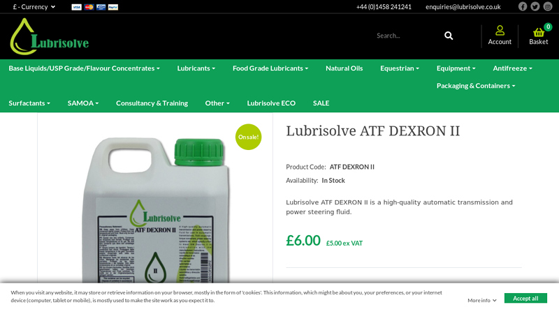 Lubrisolve ATF DEXRON II