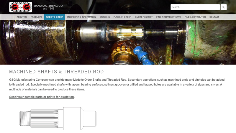 Machined Shafts & Threaded Rod